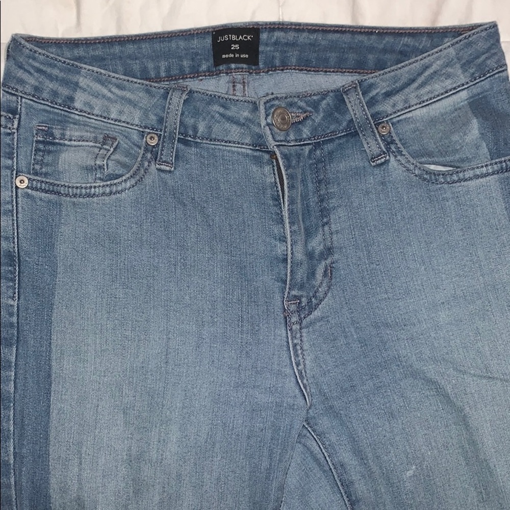 “Just Black” Blue Skinny Jeans